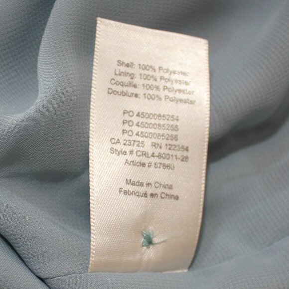 Aritzia Wilfred Ninette Ruffle Dress  Cocktail, Contemporary cobalt blue size M - Picture 11 of 11